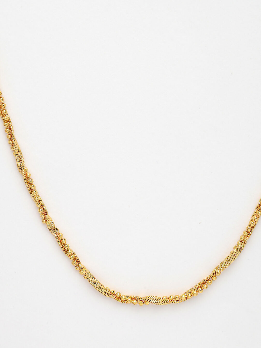 NVR Women's Set of 3 Gold-Polished Minimal Chain