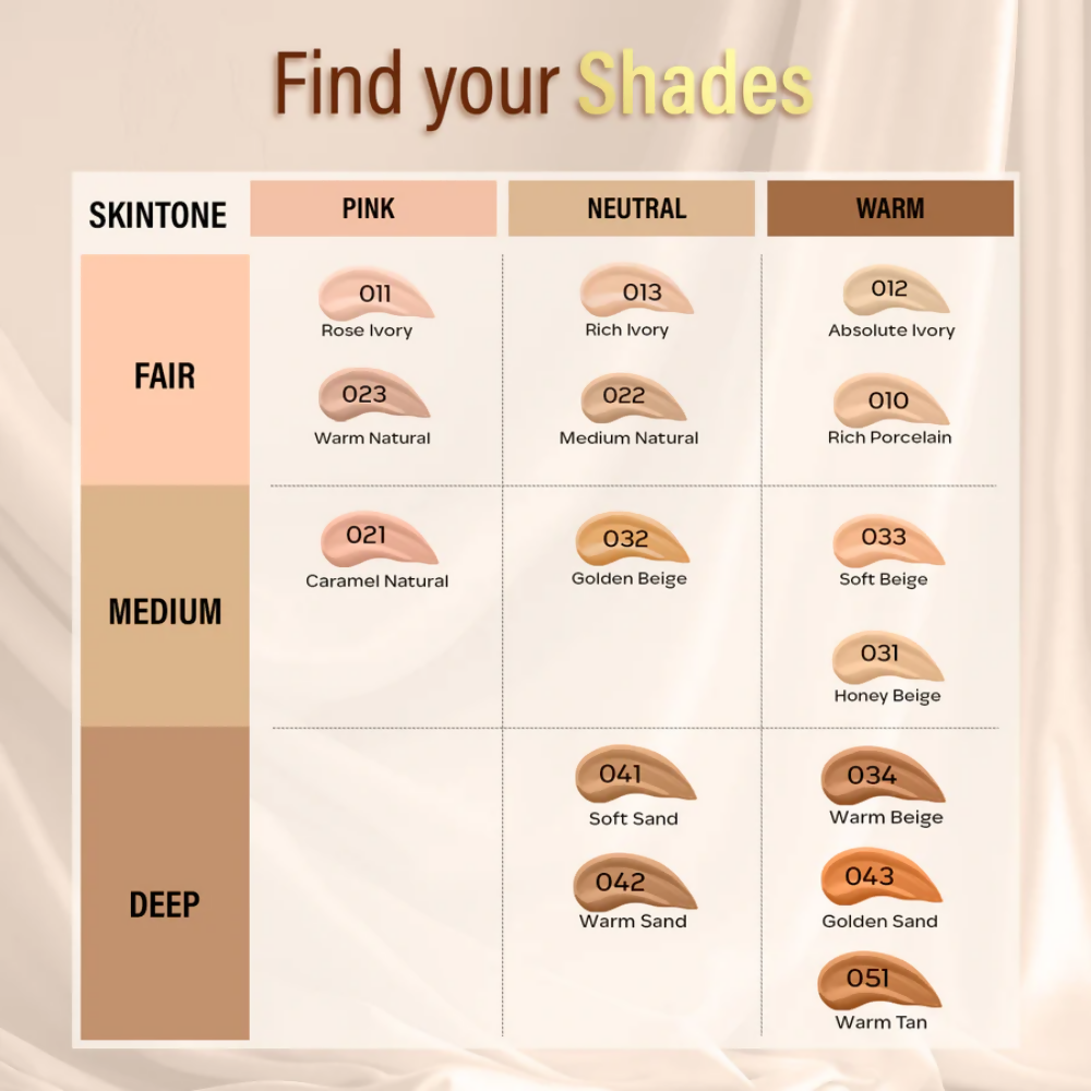 Faces Canada All Day Hydra Matte 3 in 1 Foundation - Warm Natural 021