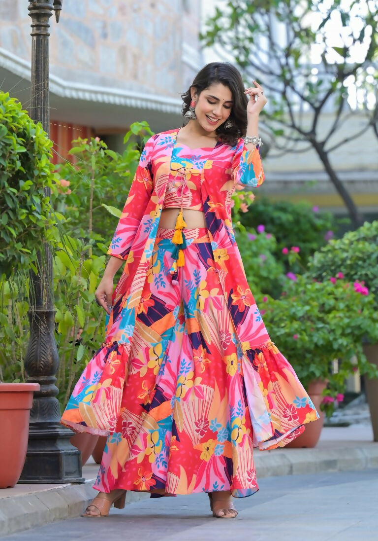Designer Stylish Multi Ab Cotton Stitched jacket Style - Anbazaar