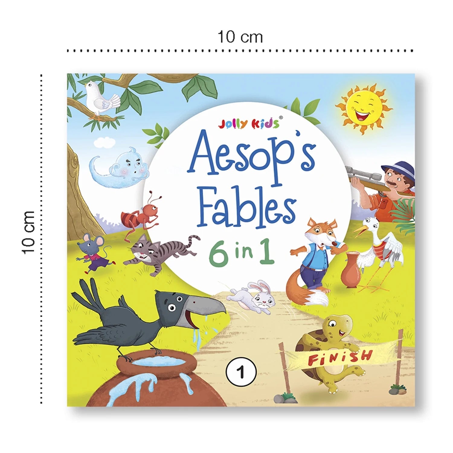 Jolly Kids A Collection of Aesop's Fables 6 in 1 Combo Moral Stories Books for Children| Ages 3-6 Years| Set of 2 