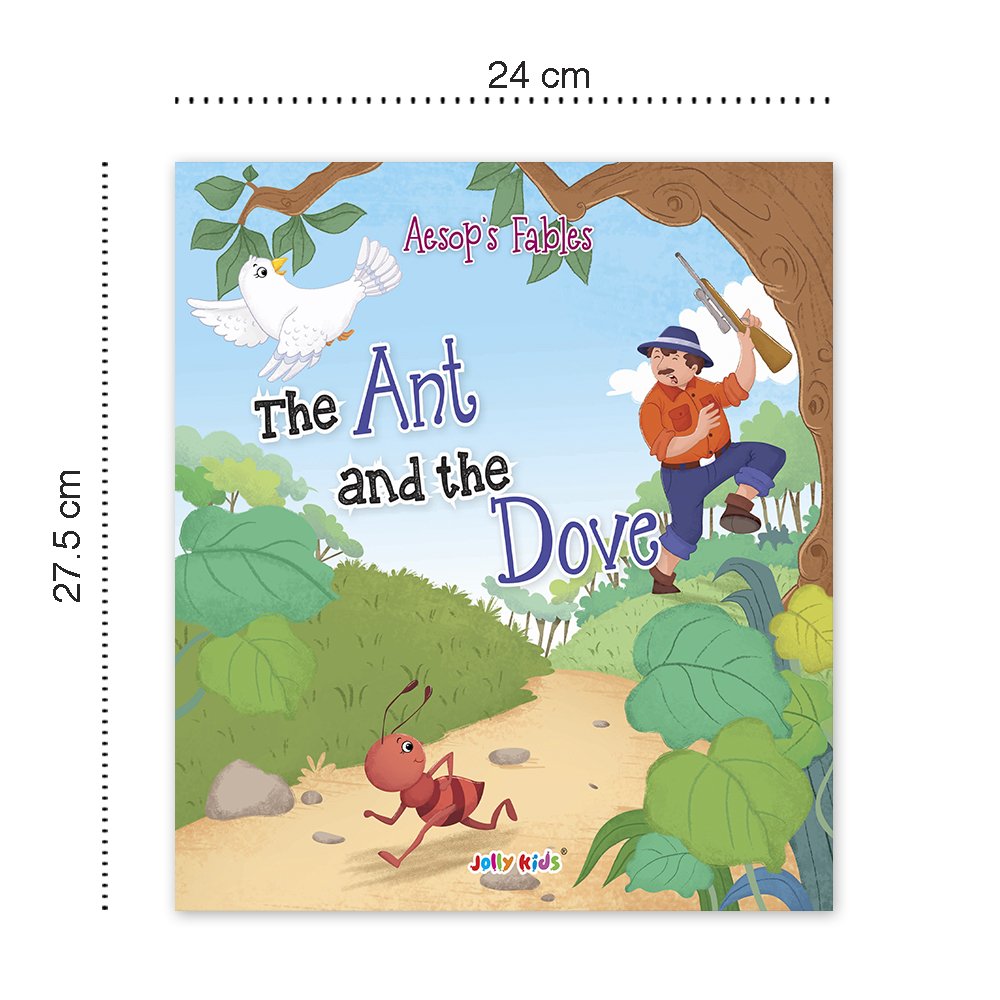 Jolly Kids Aesop’s Fables English Short Stories Book 1 Set of 4 for Little Children| Ages 3 – 6 Years| Moral Stories 