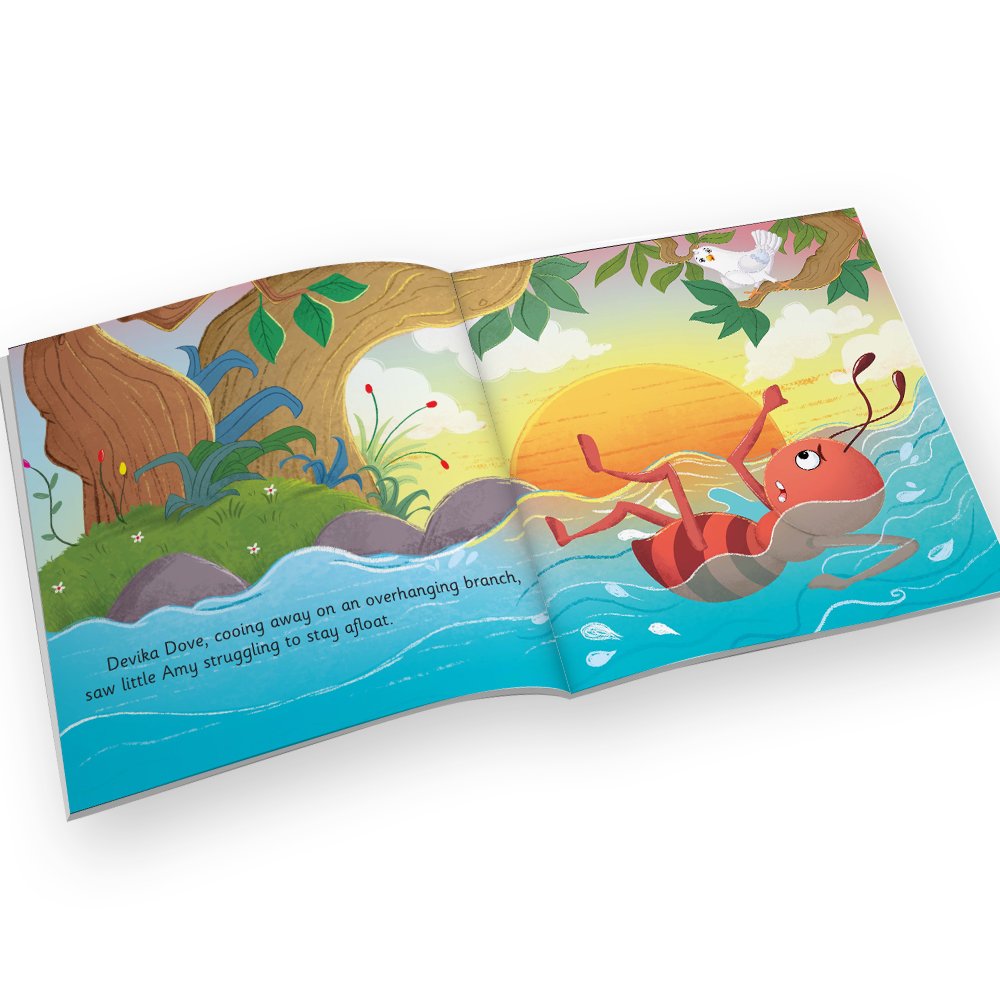 Jolly Kids Aesop’s Fables English Short Stories Book 1 Set of 4 for Little Children| Ages 3 – 6 Years| Moral Stories 