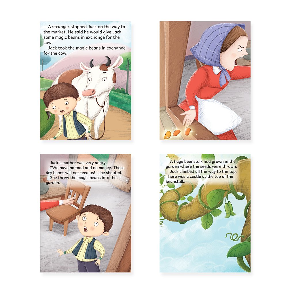 Jolly Kids Beautifully Illustrated Fairy Tales Books A Set of 4 For Kids Ages 3-8 Years| Classic Storytelling Gift Book 