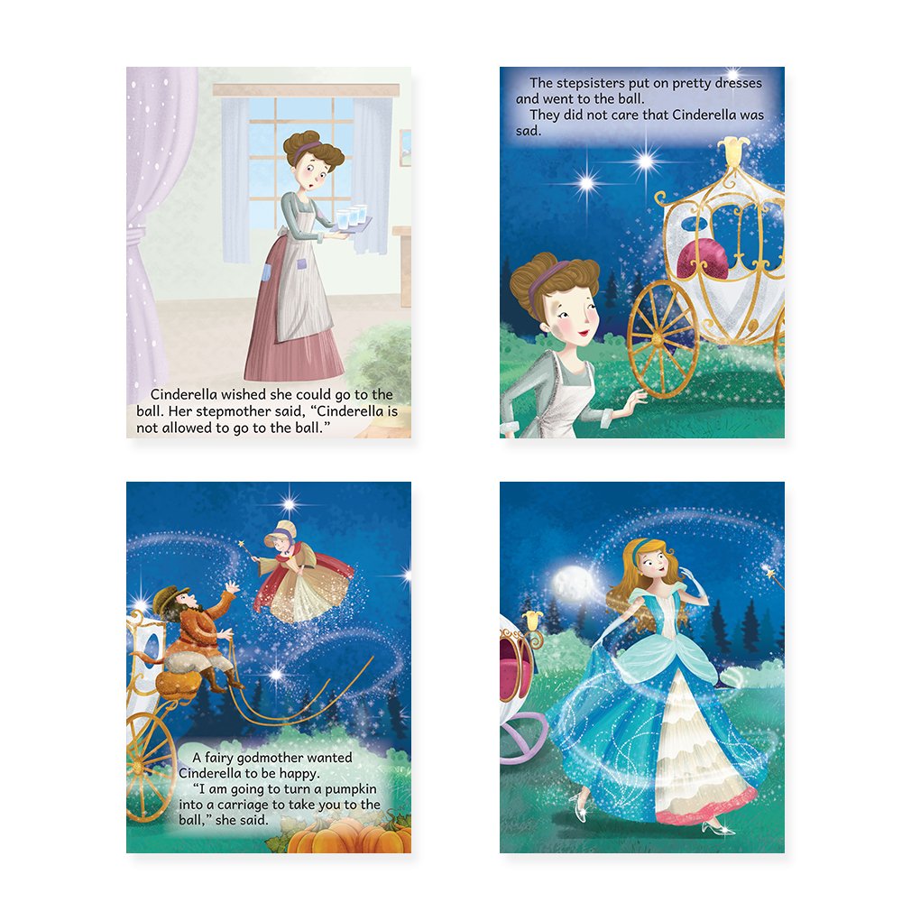 Jolly Kids Beautifully Illustrated Fairy Tales Books A Set of 4 For Kids Ages 3-8 Years| Classic Storytelling Gift Book 