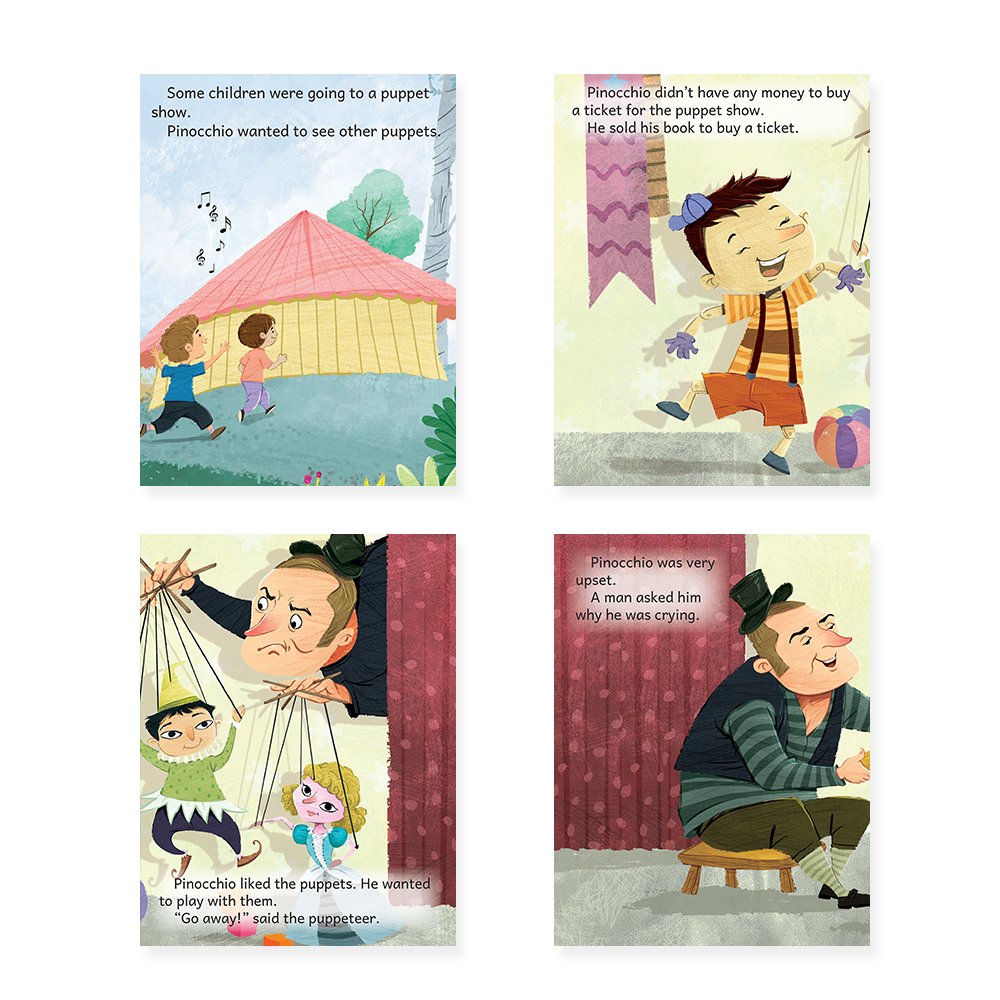 Jolly Kids Beautifully Illustrated Fairy Tales Books C Set of 4 Combo Storytelling Books For Kids Ages 3-8 Years 