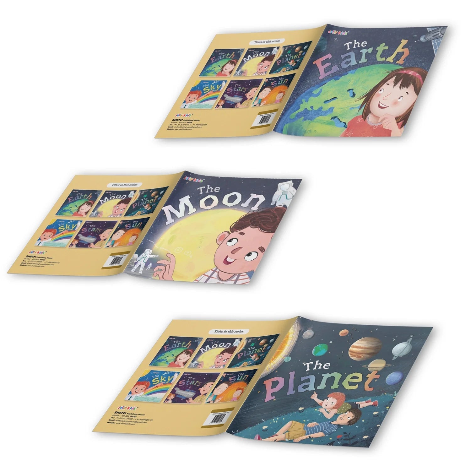 Jolly Kids The Solar System Books Set of 6| Part of: Knowledge Encyclopedia For Children Ages 4-10 Years 
