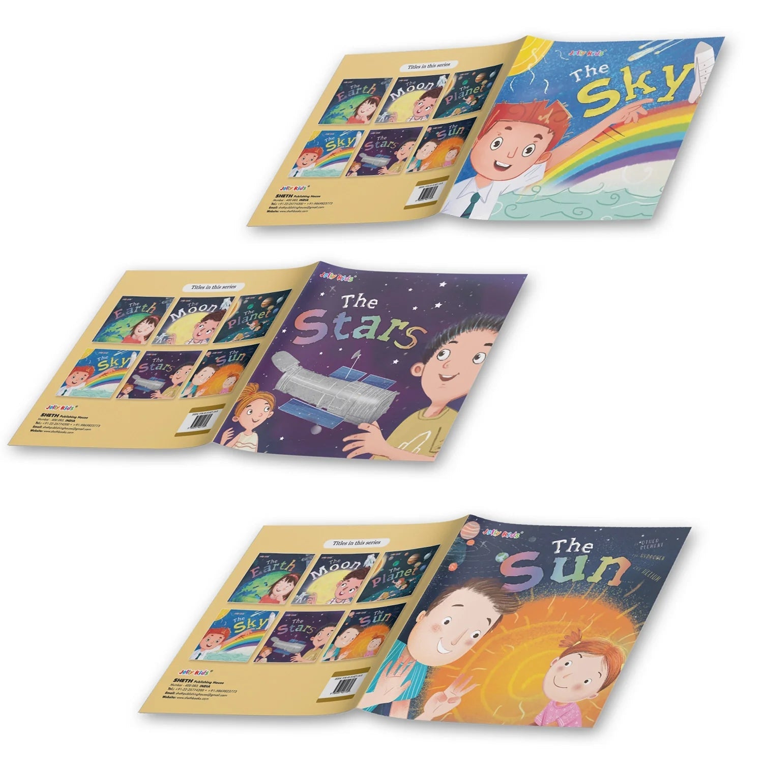 Jolly Kids The Solar System Books Set of 6| Part of: Knowledge Encyclopedia For Children Ages 4-10 Years 