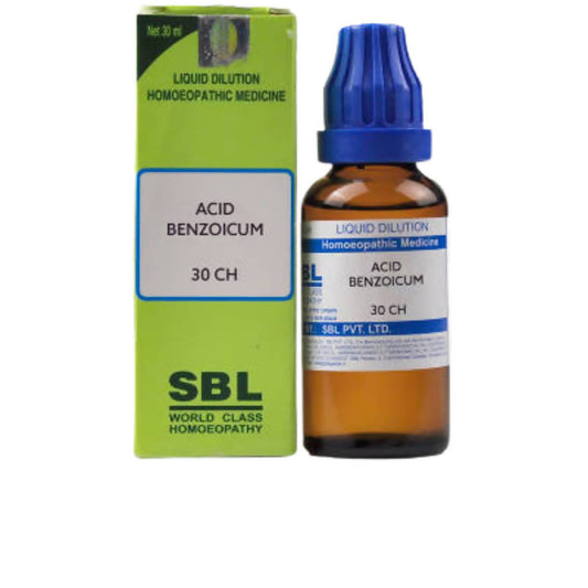 SBL Homeopathy Acid Benzoicum Dilution - Grab2buy