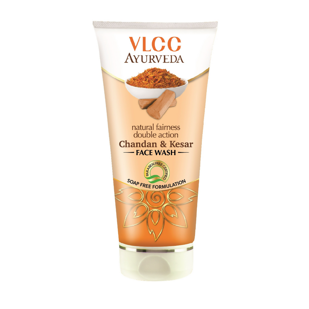 VLCC Ayurveda Natural Chandan & Kesar Face Wash - Grab2buy
