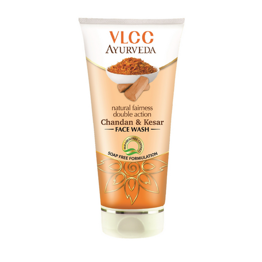 VLCC Ayurveda Natural Chandan & Kesar Face Wash - Grab2buy