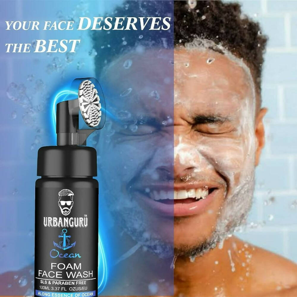 Urbanguru Refreshing Ocean Foam Face Wash  Grab2Buy Urbanguru Grab2Buy