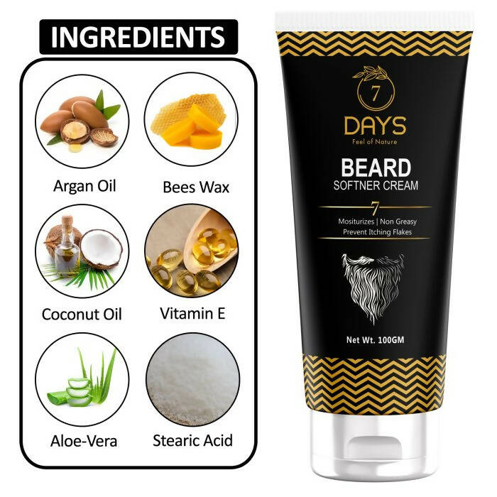7 Days Beard Softener Cream 