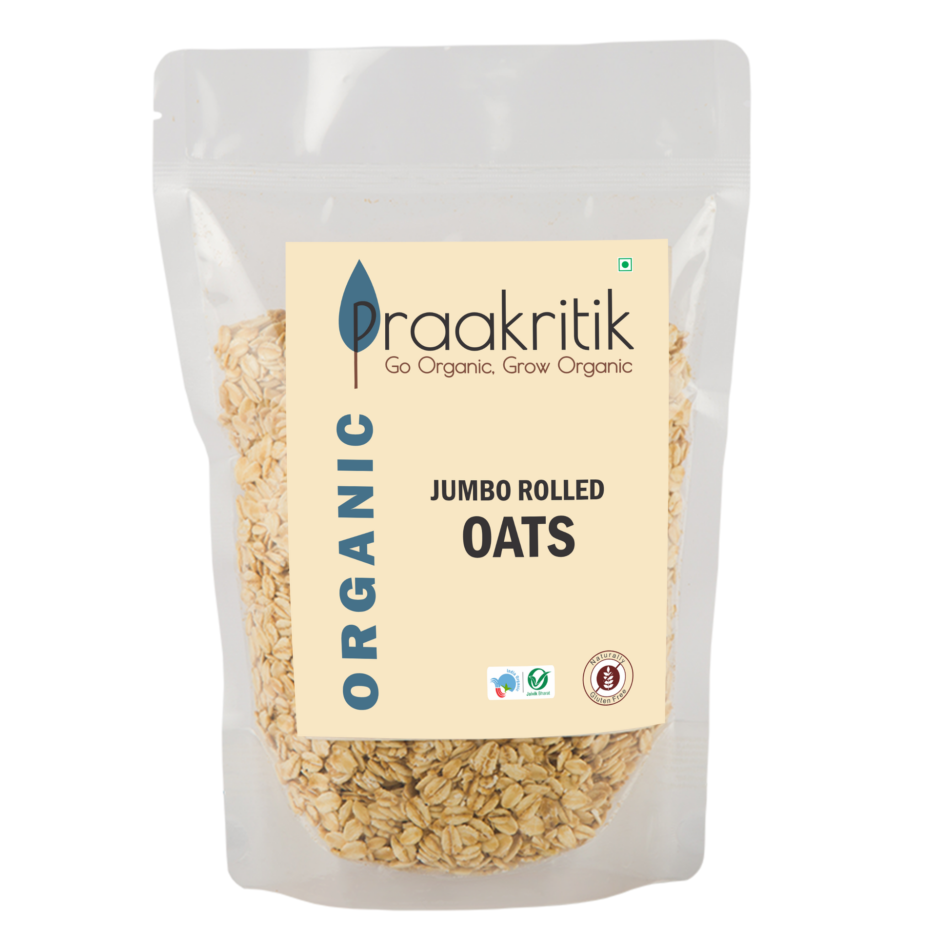 Prakritik Organic Jumbo Rolled Oats - Grab2buy