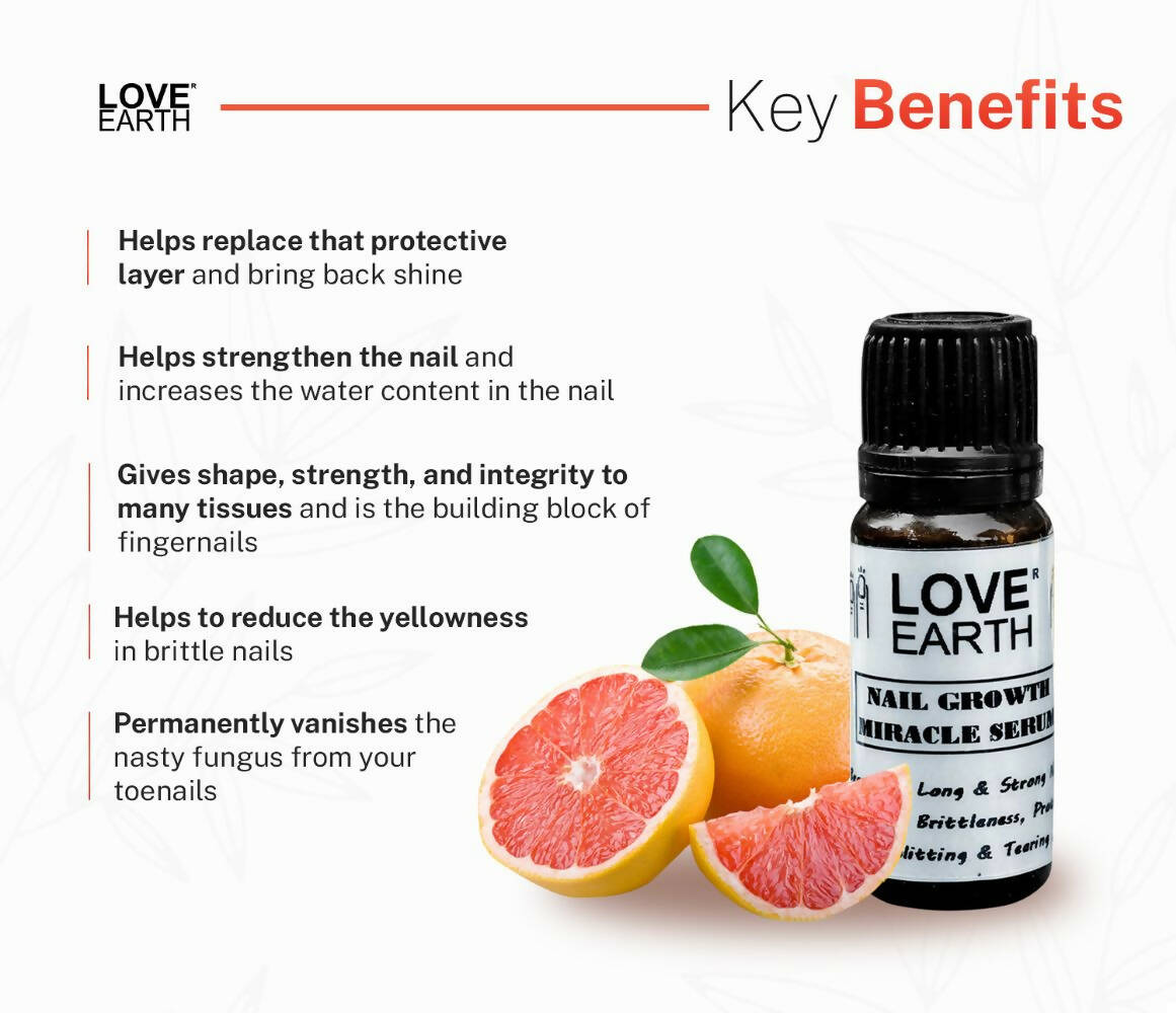 Love Earth Nail Growth Miracle Serum