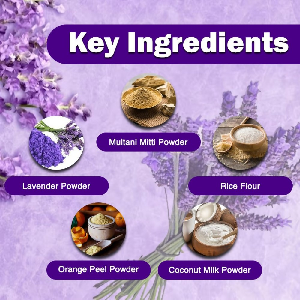 VedicAyurveda Herbal Wax Powder - Lavender  Grab2Buy VedicAyurveda Grab2Buy