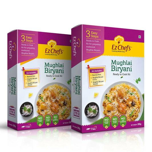 Ez Chef's Mughlai Biryani Kit - Lucknow's Famous Biryani - Grab2buy