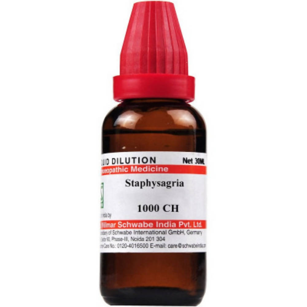 Dr. Willmar Schwabe India Staphysagria Dilution 