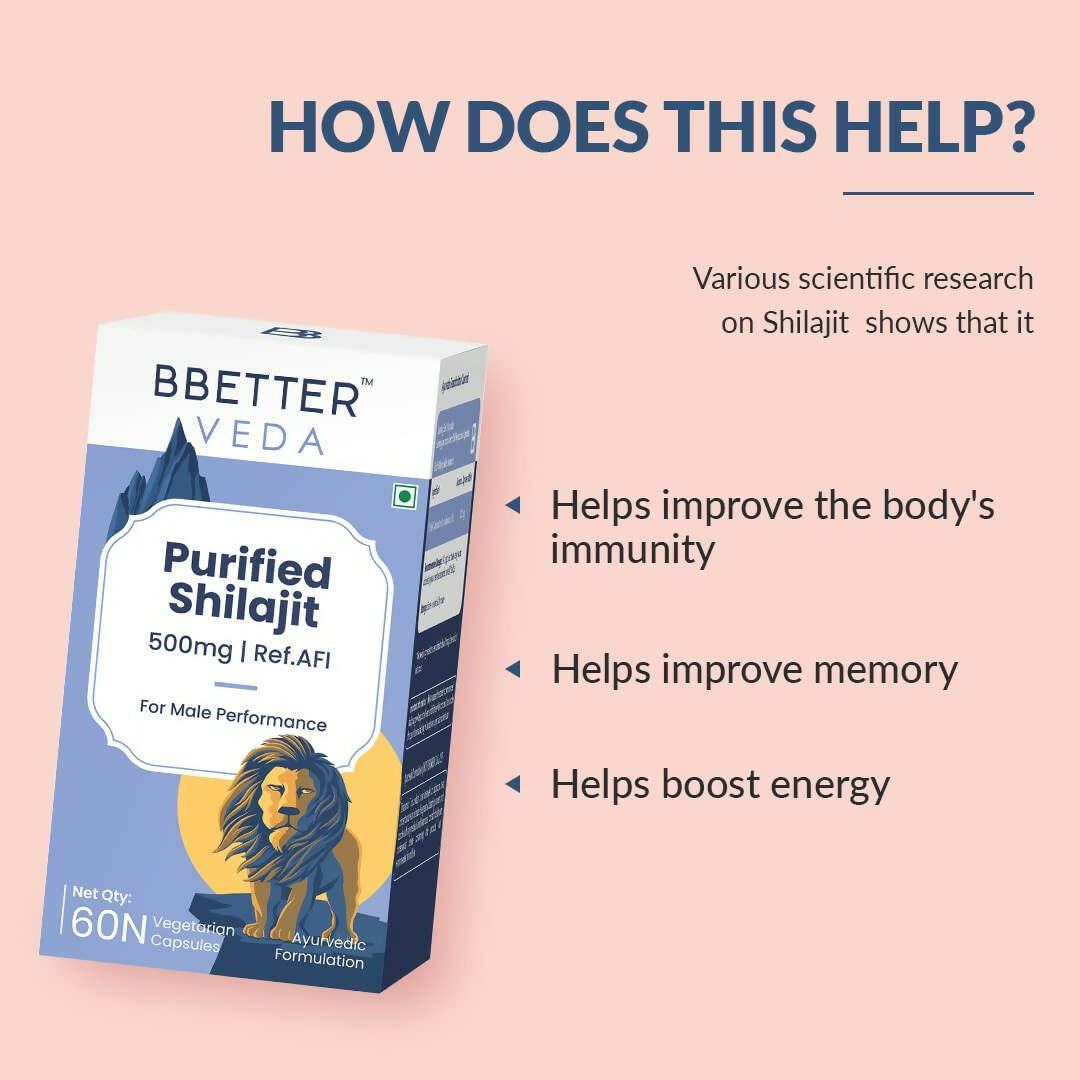 BBETTER Veda Purified Sj Capsules for Men - Grab2buy