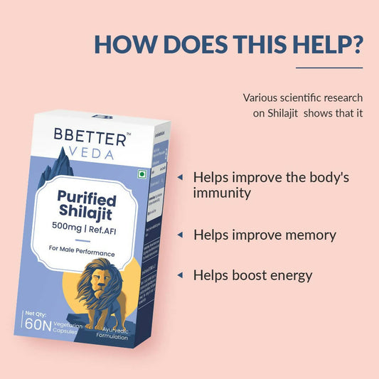BBETTER Veda Purified Sj Capsules for Men - Grab2buy
