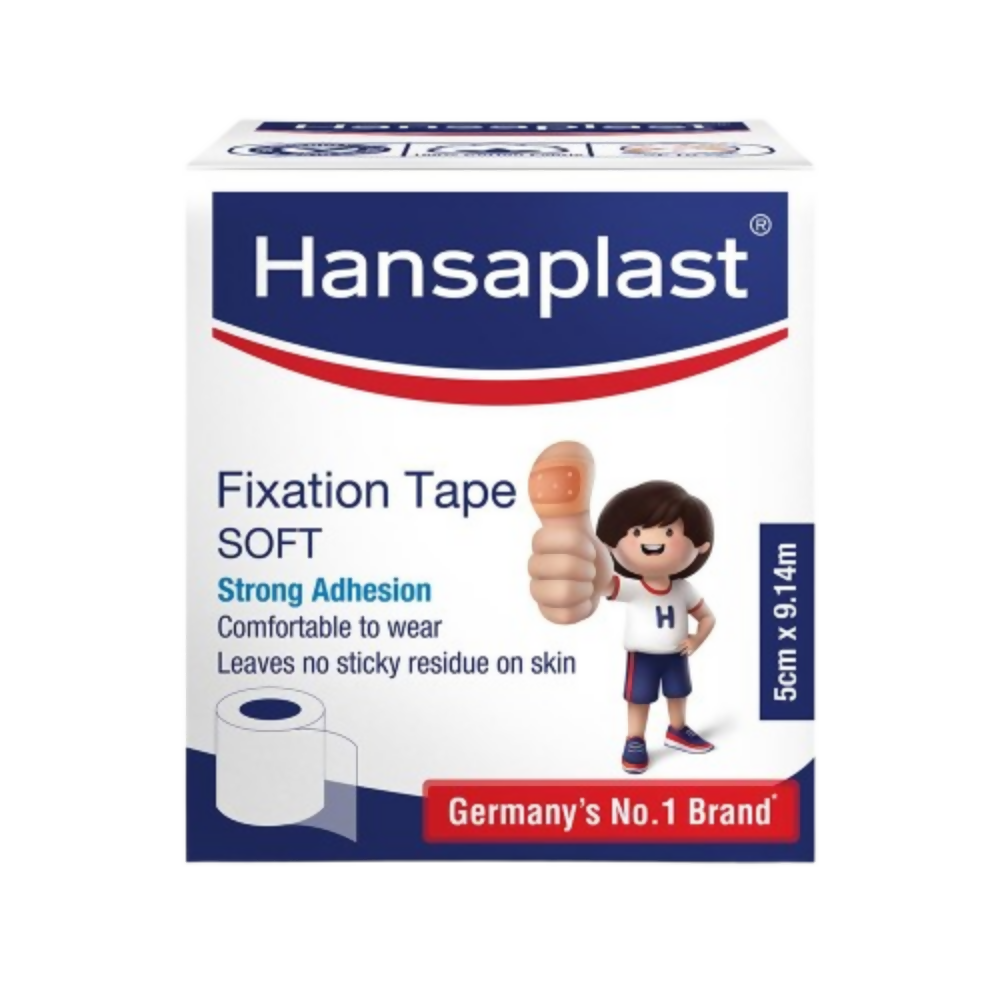 Hansaplast Soft Fixation Tape for Wound Dressing - 5.00Cm X 9.14Mtr 