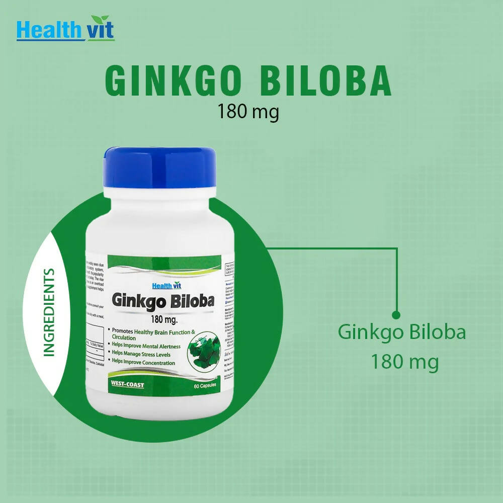 Healthvit Ginkgo Biloba Capsule - Grab2buy