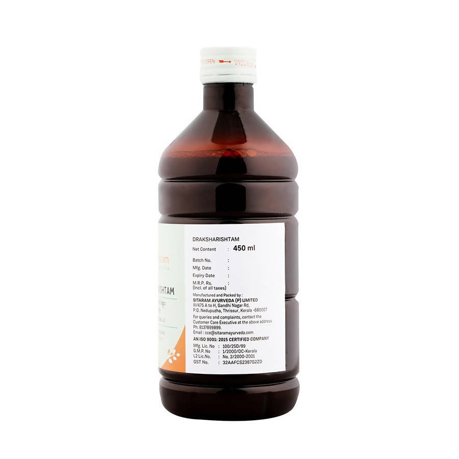 Sitaram Ayurveda Draksharishtam Syrup 