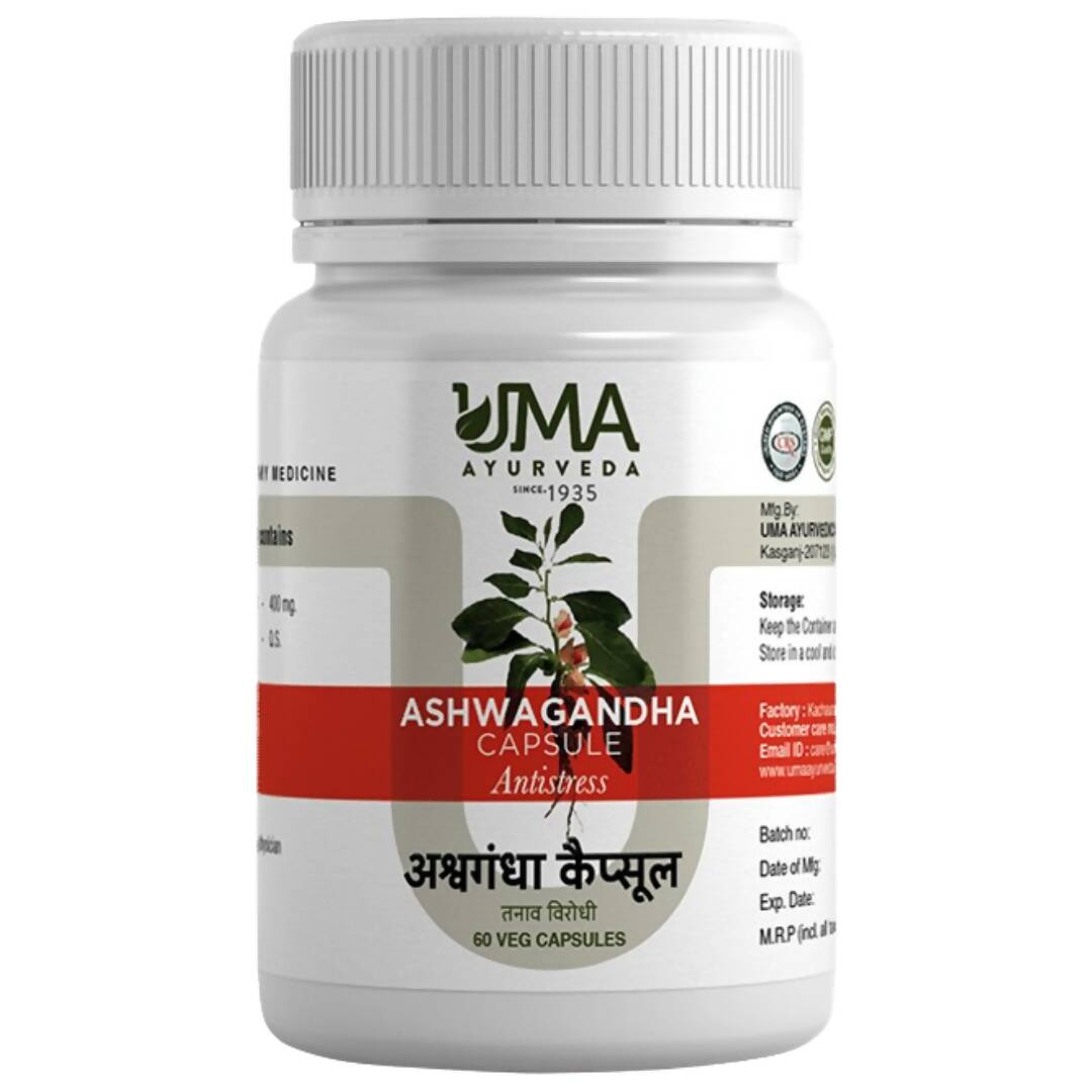 Uma Ayurveda Ashwagandha Capsules 