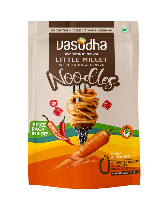 Vasudha Nurtured By Nature Moringa Little Millet Noodles 
