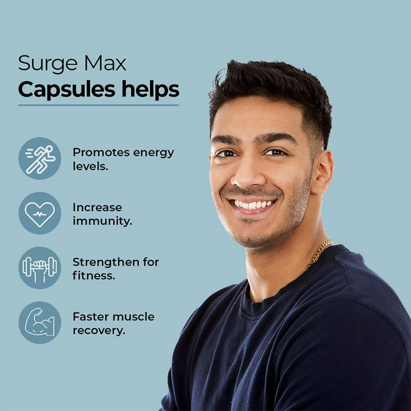Mars By GHC Surge Max with Sj & Ashwagandha Capsules 