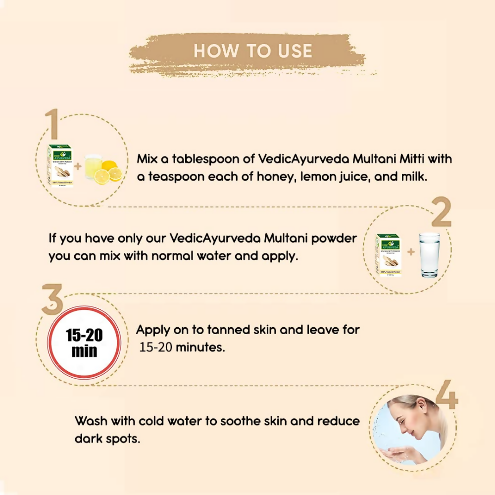 VedicAyurveda Multani Mitti Powder  Grab2Buy VedicAyurveda Grab2Buy