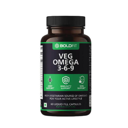 Boldfit Omega 3 6 9 Vegetarian Capsules - Grab2buy