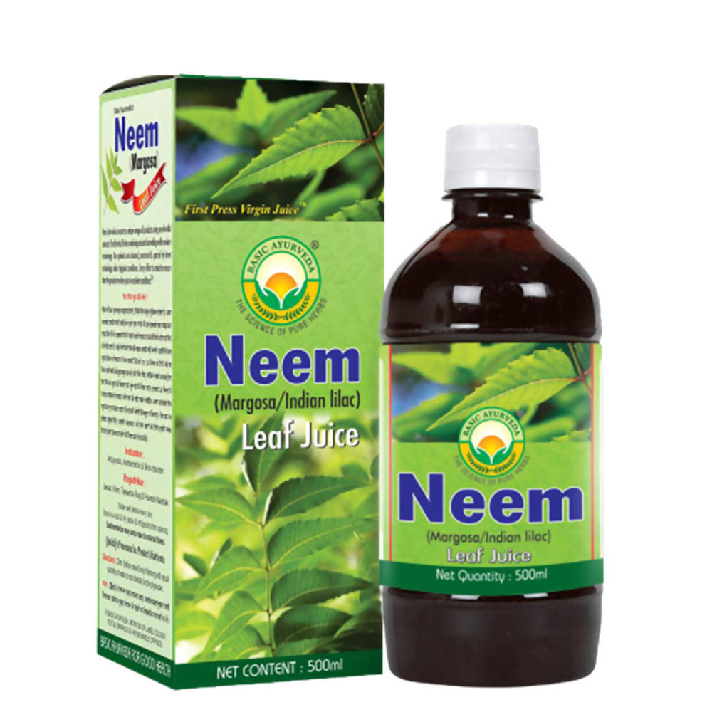 Basic Ayurveda Neem Leaf Margosa Juice  Grab2Buy Basic Ayurveda Grab2Buy