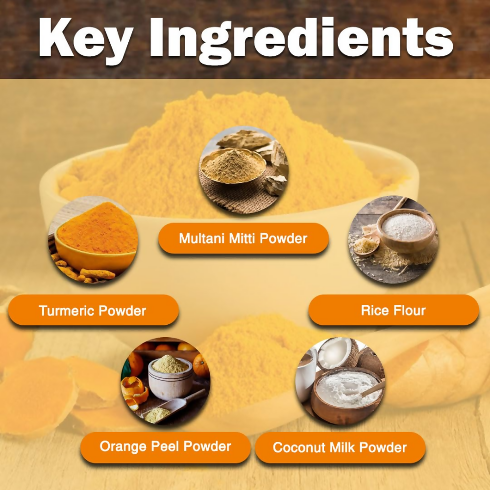 VedicAyurveda Herbal Wax Powder - Turmeric  Grab2Buy VedicAyurveda Grab2Buy