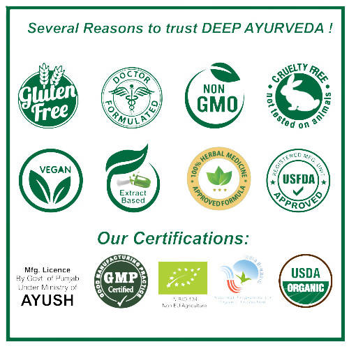Deep Ayurveda Arthro 500mg Veg Capsules - Limited Time Offer 