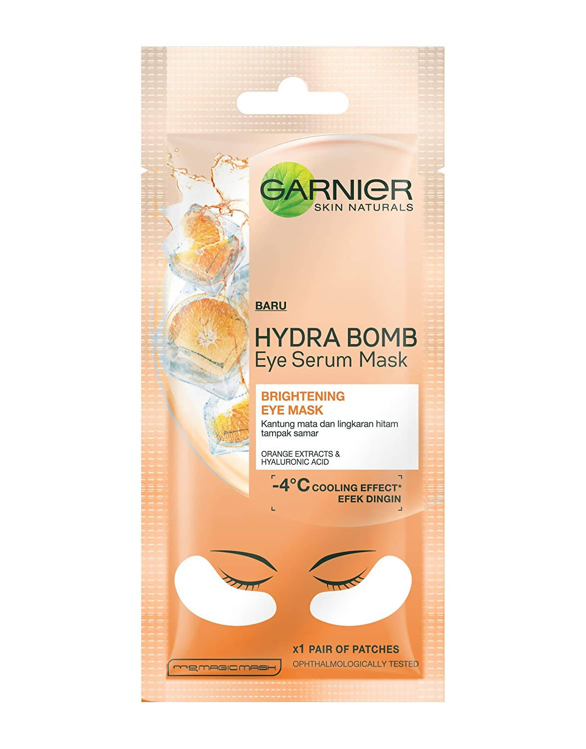 Garnier Hydra Bomb Eye Serum Orange Mask 