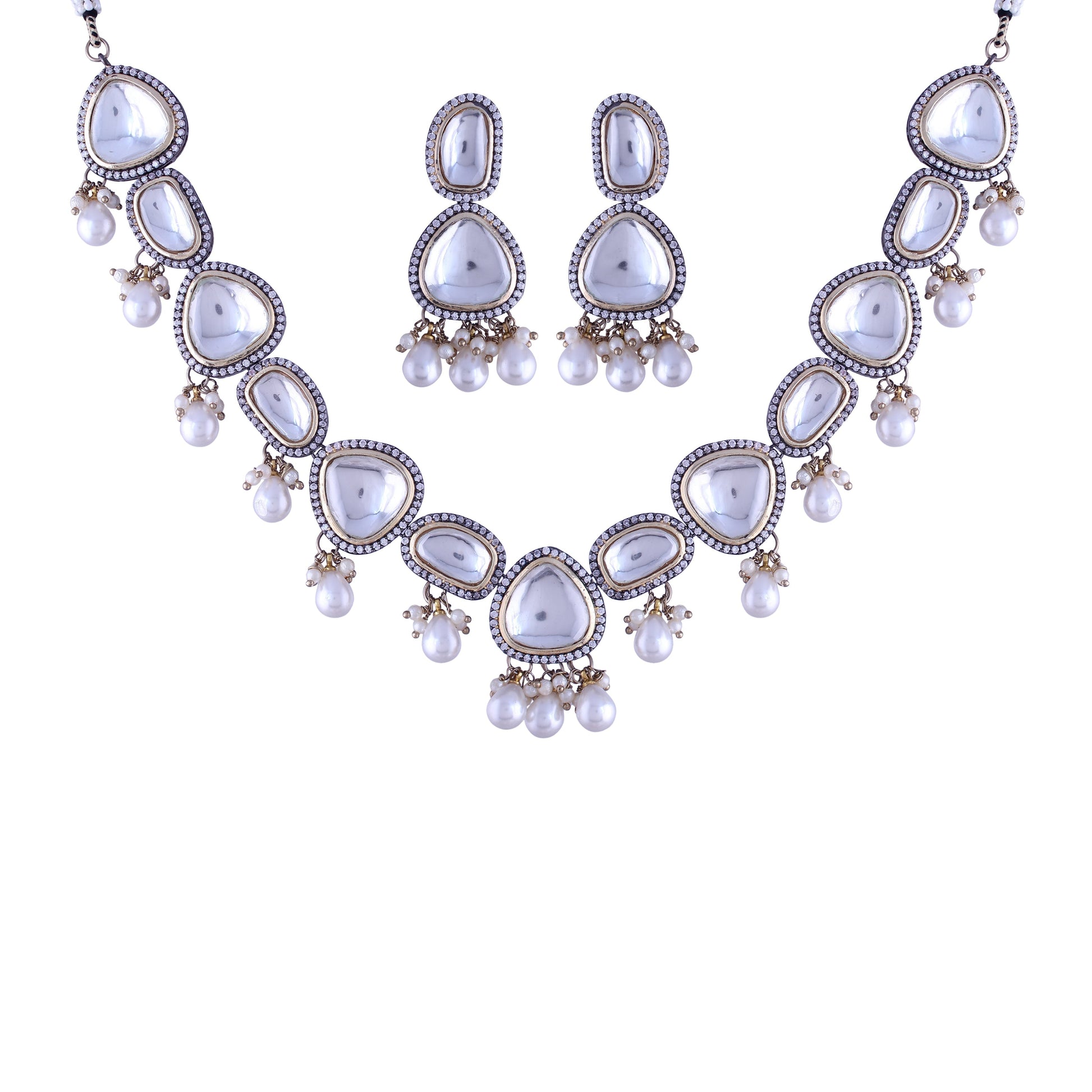 GUDIYA POLKI KUNDAN NECKPIECE - Wahe Jewels Noz2Toz