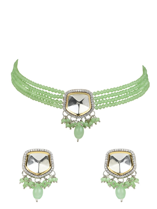 Ria Mint Choker - Wahe Jewels Noz2Toz
