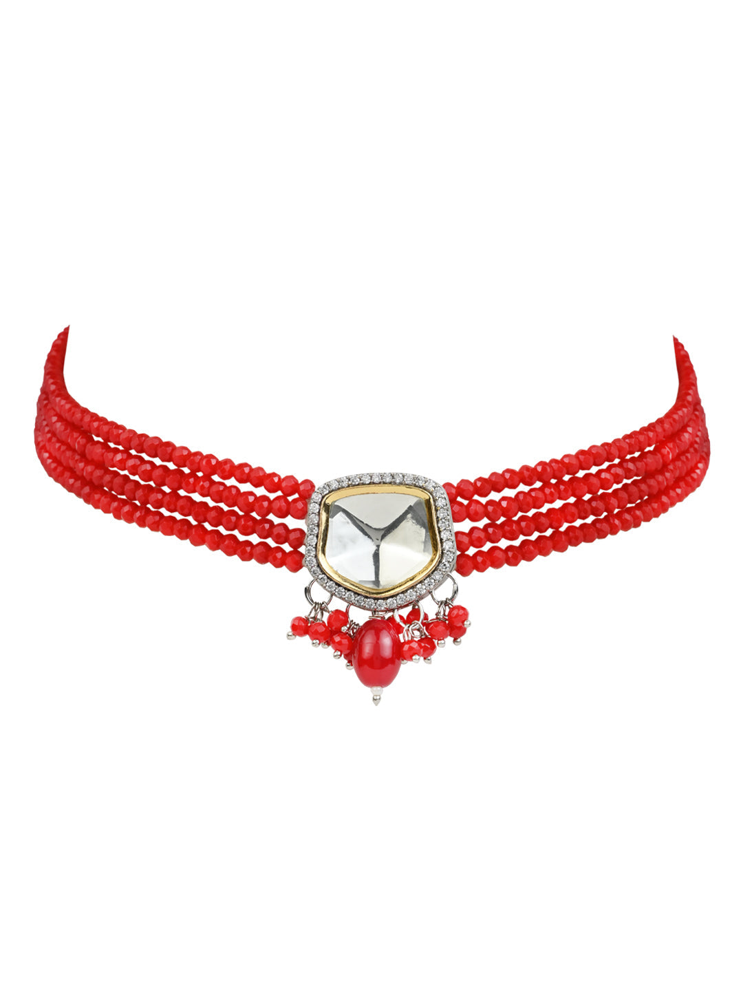 Ria Red Choker - Wahe Jewels Noz2Toz