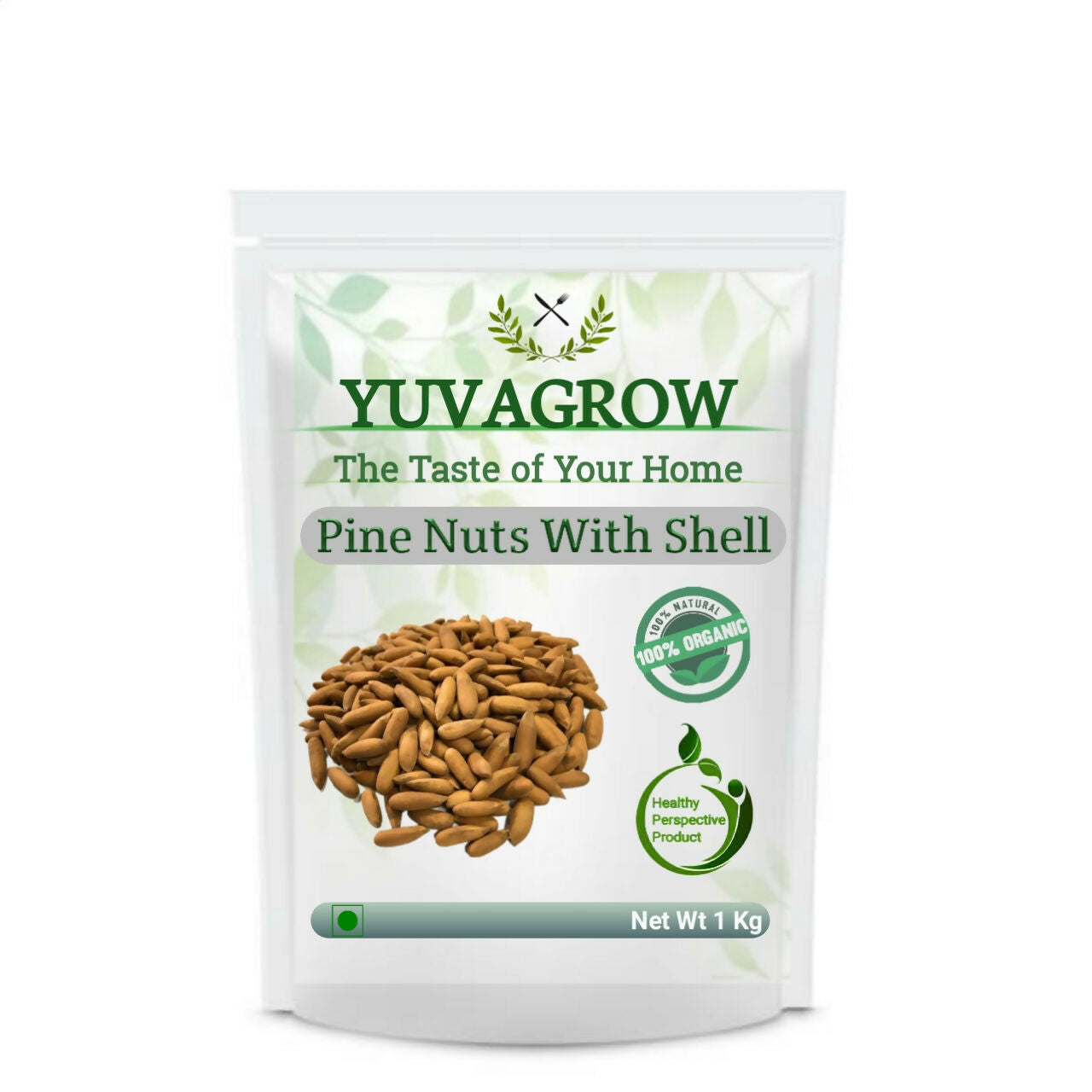 Yuvagrow Pine Nuts with Shells  Grab2Buy Yuvagrow Grab2Buy
