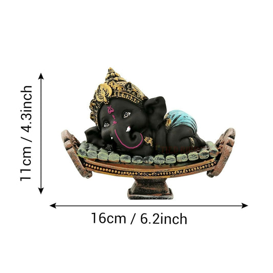 Tied Ribbons Resin Ganesh Statue Murti - Grab2buy
