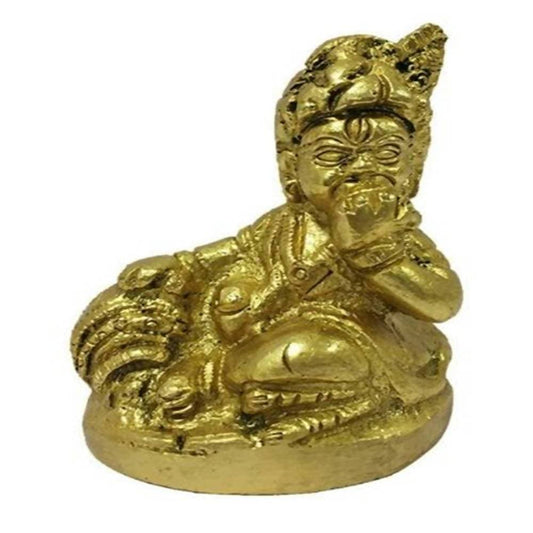 Puja N Pujari Makan Chor Krishna Idol 