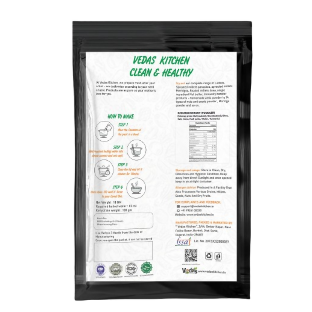Vedas Kitchen Khichdi Instant (Toddler)  Grab2Buy Vedas Kitchen Grab2Buy