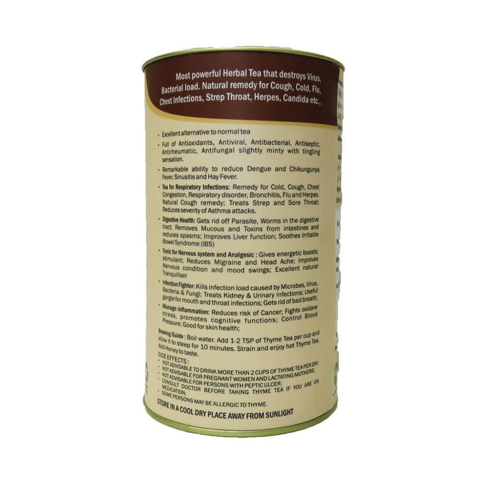 Teja Organics Thyme Tea  Grab2Buy Teja Organics Grab2Buy