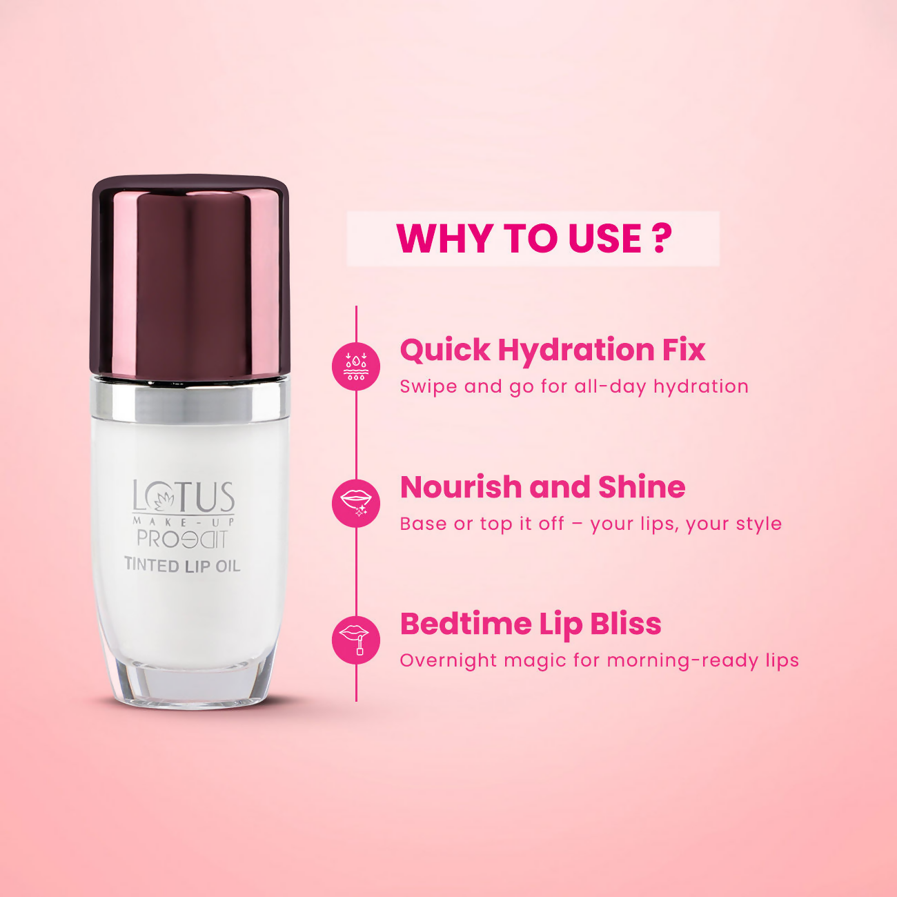 Lotus Make Up Proedit Tinted Lip Oils - Transeculant