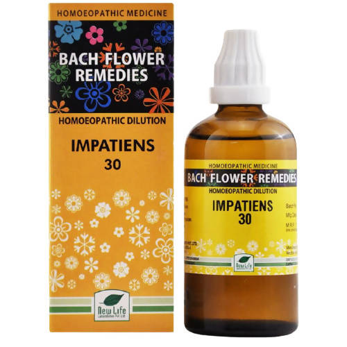New Life Homeopathy Bach Flower Remedies Impatiens Dilution 