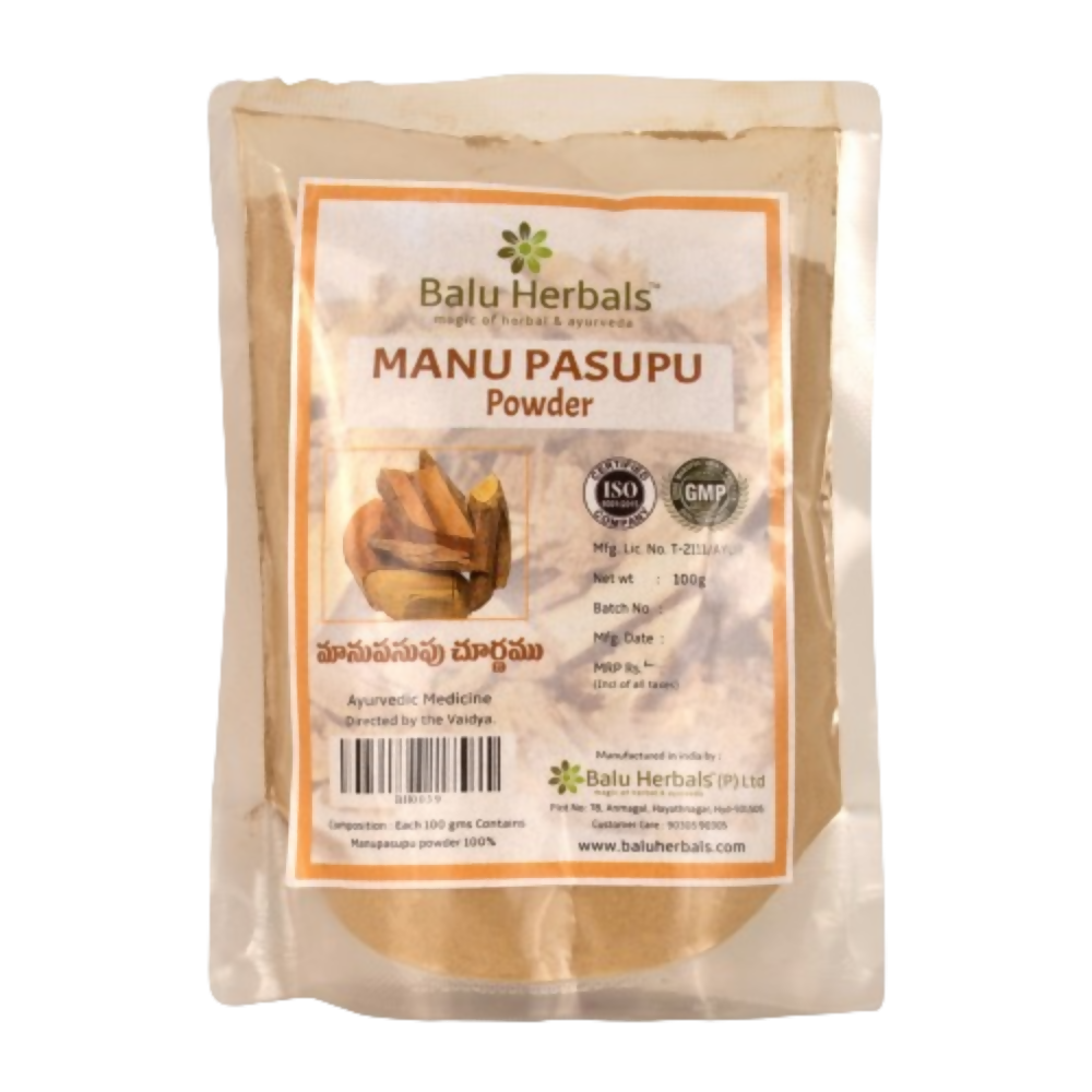 Balu Herbals Maramanjali (Manu pasupu) Powder 