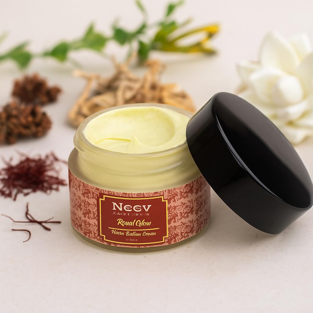 Neev Herbal Handmade Soaps Royal Glow Kesar Badam Cream