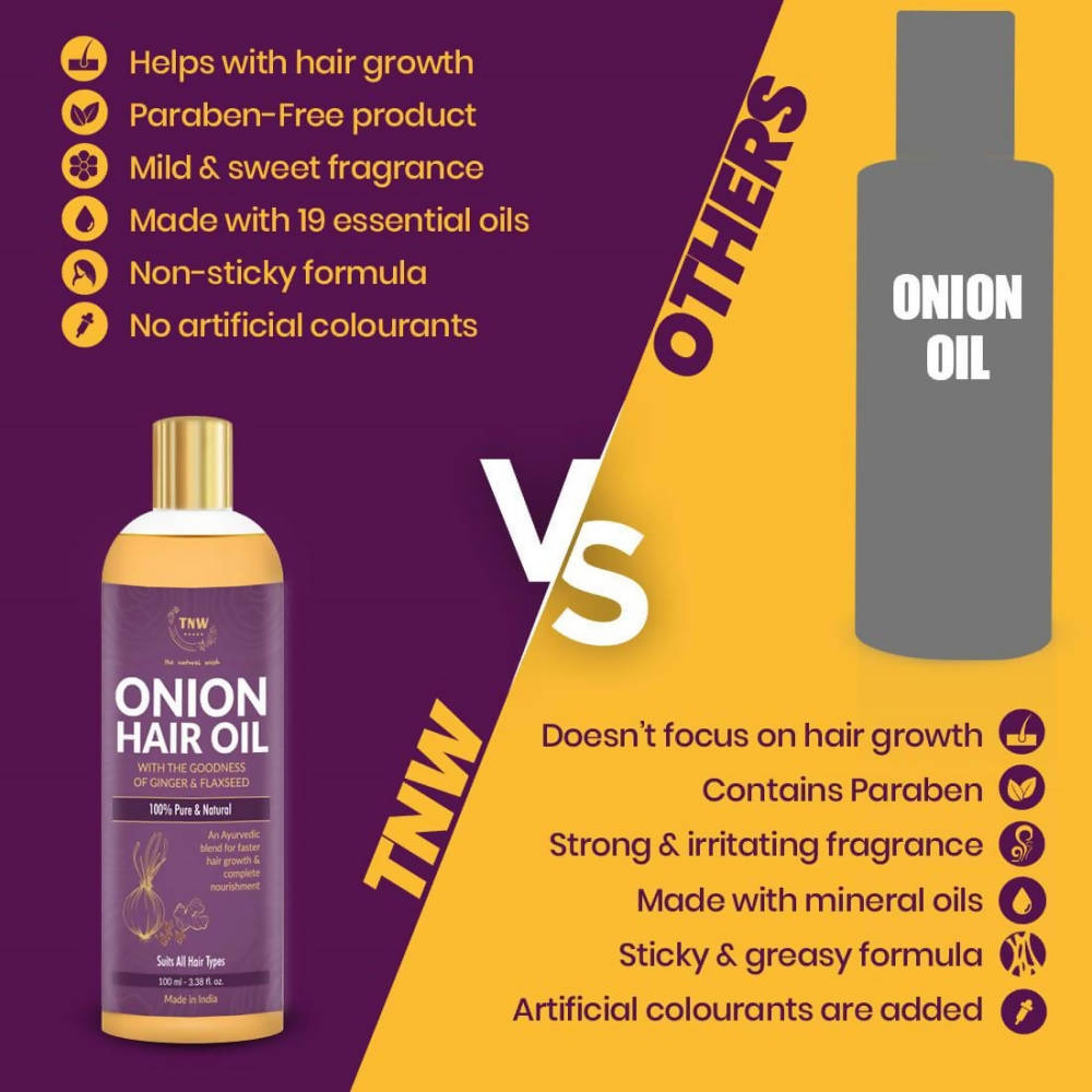 The Natural Wash Onion Hair Oil  Grab2Buy The Natural Wash Grab2Buy