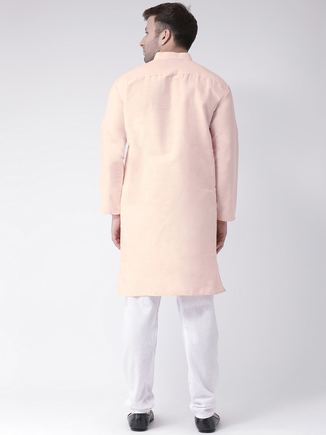 RIAG Men's Beige Cotton Long Ethnic Kurta