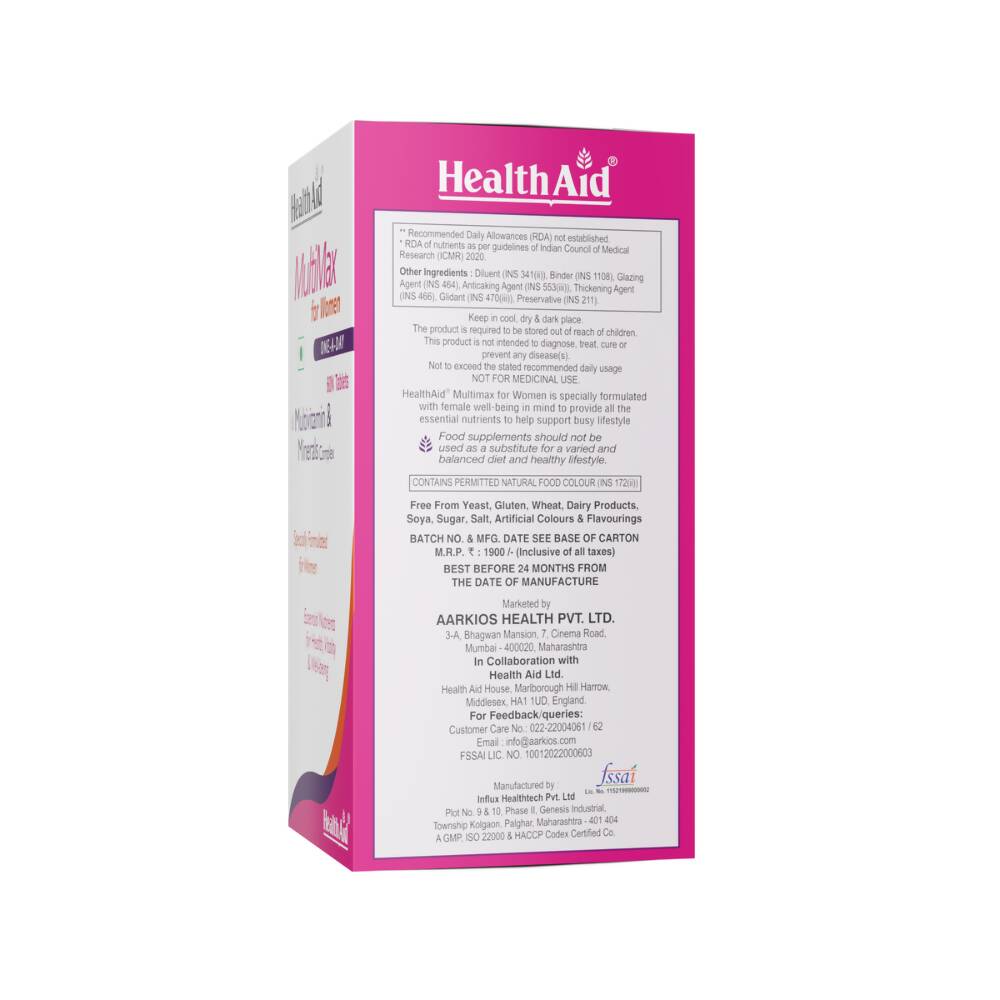 HealthAid MultiMax Tablets for Women 